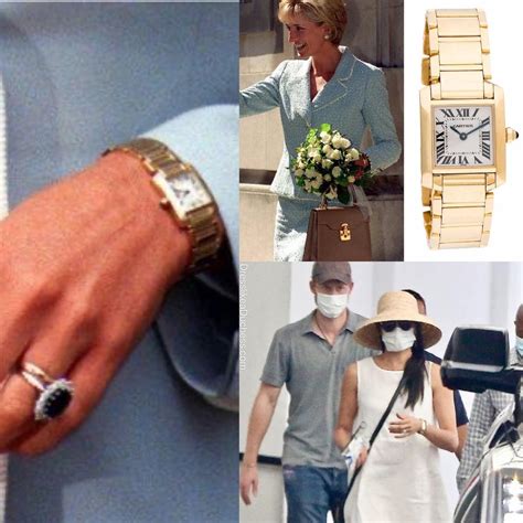 princess diana cartier tank francaise watch|meghan markle princess diana.